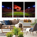 Jordan-Hare Football Stadium Wall Art Canvas Print, Football by MyGreatCanvas | Canvas Wall Art Prints | Photo Prints & Wall Decor