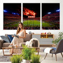 Jordan-Hare Football Stadium Wall Art Canvas Print, Football