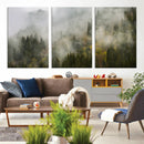 Misty Mountain Canvas Print, Foggy Pine Trees Nature Wall by MyGreatCanvas | Canvas Wall Art Prints | Photo Prints & Wall Decor