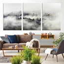 Foggy Forest Wall Art Canvas Print, Misty Pine Tree by MyGreatCanvas | Canvas Wall Art Prints | Photo Prints & Wall Decor