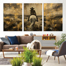 Cowgirl Wall Art Canvas Print, Western Horse Rider Wall Art, by MyGreatCanvas | Canvas Wall Art Prints | Photo Prints & Wall Decor