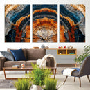 Abstract Wood Grain Canvas Print, Tree Ring Pattern Wall by MyGreatCanvas | Canvas Wall Art Prints | Photo Prints & Wall Decor