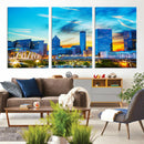 Atlanta Skyline Wall Art Canvas Print, Atlanta Downtown by MyGreatCanvas | Canvas Wall Art Prints | Photo Prints & Wall Decor
