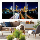 Atlanta Skyline Wall Art Canvas Print, Atlanta Downtown by MyGreatCanvas | Canvas Wall Art Prints | Photo Prints & Wall Decor