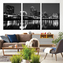 Austin Skyline Wall Art Canvas Print, Austin Downtown Night by MyGreatCanvas | Canvas Wall Art Prints | Photo Prints & Wall Decor