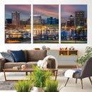 Baltimore Skyline Wall Art Canvas Print, Baltimore Downtown by MyGreatCanvas | Canvas Wall Art Prints | Photo Prints & Wall Decor
