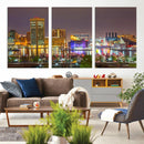 Baltimore Skyline Wall Art Canvas Print, Baltimore Downtown by MyGreatCanvas | Canvas Wall Art Prints | Photo Prints & Wall Decor