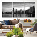 Chicago Wall Art Canvas Print, Chicago City Downtown Night by MyGreatCanvas | Canvas Wall Art Prints | Photo Prints & Wall Decor