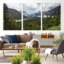 Yosemite Valley Wall Art Canvas Print – Misty Mountain by MyGreatCanvas | Canvas Wall Art Prints | Photo Prints & Wall Decor