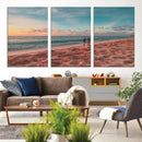 Pastel Beach Wall Art Canvas Print – Soft Coastal by MyGreatCanvas | Canvas Wall Art Prints | Photo Prints & Wall Decor