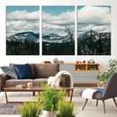 Mountain Forest Wall Art Canvas Print, Alpine Pine Tree by MyGreatCanvas | Canvas Wall Art Prints | Photo Prints & Wall Decor