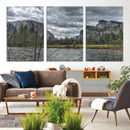 Yosemite Valley River Wall Art Canvas Print, Granite Cliffs by MyGreatCanvas | Canvas Wall Art Prints | Photo Prints & Wall Decor