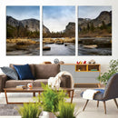 Yosemite Valley Mountain Landscape Wall Art Canvas Print, by MyGreatCanvas | Canvas Wall Art Prints | Photo Prints & Wall Decor