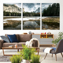 Yosemite Valley Mountain Wall Art Canvas Print, Granite by MyGreatCanvas | Canvas Wall Art Prints | Photo Prints & Wall Decor