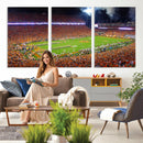 Clemson Football Stadium Wall Art Canvas Print, College