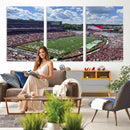 Georgia Bulldogs Stadium Wall Art Canvas Print, Sanford