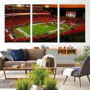 Georgia Bulldogs Stadium Wall Art Canvas Print, Sanford by MyGreatCanvas | Canvas Wall Art Prints | Photo Prints & Wall Decor
