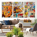 Basquiat Style Bull Graffiti Wall Art Canvas Print, Street by MyGreatCanvas | Canvas Wall Art Prints | Photo Prints & Wall Decor