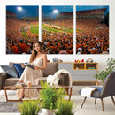 Clemson Tigers Memorial Stadium Wall Art Canvas Print
