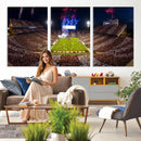 Oklahoma Memorial Stadium Wall Art Canvas Print – Oklahoma