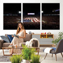 Oklahoma Memorial Stadium Wall Art Canvas Print – Oklahoma