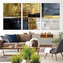 Gold Navy Abstract Wall Art Canvas Print, Modern Luxury by MyGreatCanvas | Canvas Wall Art Prints | Photo Prints & Wall Decor