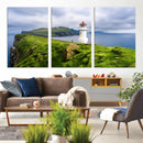 Coastal Lighthouse Wall Art Canvas Print, Cliffside Ocean by MyGreatCanvas | Canvas Wall Art Prints | Photo Prints & Wall Decor