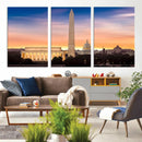 Washington DC Skyline Wall Art Canvas Print – Lincoln by MyGreatCanvas | Canvas Wall Art Prints | Photo Prints & Wall Decor