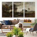 Adolf Dressler Landscape of the Oder River Wall Art Canvas by MyGreatCanvas | Canvas Wall Art Prints | Photo Prints & Wall Decor