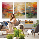 Colorful Abstract Canvas Wall Art — Large Textured Oil by MyGreatCanvas | Canvas Wall Art Prints | Photo Prints & Wall Decor