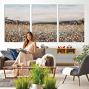 Neutral Wildflower Field Canvas Wall Art — Beige Earth Tone by MyGreatCanvas | Canvas Wall Art Prints | Photo Prints & Wall Decor