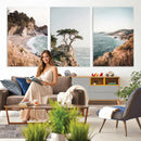 California Coast Canvas Wall Art Set, Big Sur McWay Falls by MyGreatCanvas | Canvas Wall Art Prints | Photo Prints & Wall Decor
