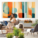 Abstract Geometric Wall Art Canvas Print, Mid Century Modern by MyGreatCanvas | Canvas Wall Art Prints | Photo Prints & Wall Decor