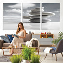 Zen Stone Wall Art Canvas Print, Balanced Rock Stack Framed by MyGreatCanvas | Canvas Wall Art Prints | Photo Prints & Wall Decor