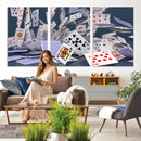 Playing Cards Canvas Wall Art | Casino Game Room Decor, by MyGreatCanvas | Canvas Wall Art Prints | Photo Prints & Wall Decor