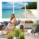 Puerto Rico Beach Paradise Wall Art – Tropical Coastal Print by MyGreatCanvas | Canvas Wall Art Prints | Photo Prints & Wall Decor