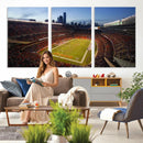 Chicago Bears Soldier Field Canvas Wall Art, NFL Stadium Panorama Print, Football Arena Photography for Sports Fans by MyGreatCanvas | Canvas Wall Art Prints | Photo Prints & Wall Decor