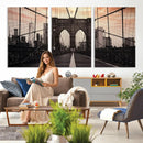 Brooklyn Bridge Canvas Wall Art, New York City Skyline Photography Print, NYC Landmark Urban Decor Artwork by MyGreatCanvas | Canvas Wall Art Prints | Photo Prints & Wall Decor