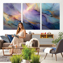 Colorful Abstract Canvas Wall Art Print, Vibrant Popup Color Art Print