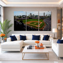 Chicago Cubs Baseball Team Print - Wrigley Field Stadium
