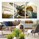 Vintage Airplane Canvas Print by MyGreatCanvas | Canvas Wall Art Prints | Photo Prints & Wall Decor