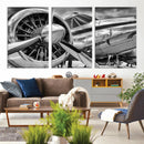 Vintage Antique Airplane Wall Art Canvas Print