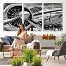 Vintage Antique Airplane Wall Art Canvas Print