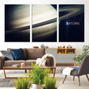Framed Saturn Wall Art Canvas Print