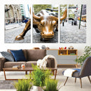 Charging Bull Wall Art Canvas Print by MyGreatCanvas | Canvas Wall Art Prints | Photo Prints & Wall Decor
