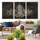 Rustic Chandelier Canvas Print by MyGreatCanvas | Canvas Wall Art Prints | Photo Prints & Wall Decor