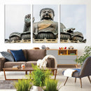 Buddha Statue Wall Art Canvas Print