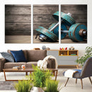 Dambell and Sport Wall Art Canvas Print by MyGreatCanvas | Canvas Wall Art Prints | Photo Prints & Wall Decor