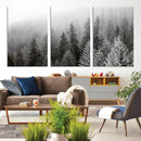 Big Foggy Forest and Misty Trees Forest Wall Art Canvas by MyGreatCanvas | Canvas Wall Art Prints | Photo Prints & Wall Decor