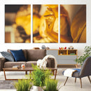 Gold Buddha Statue Hands Wall Art Canvas Print by MyGreatCanvas | Canvas Wall Art Prints | Photo Prints & Wall Decor